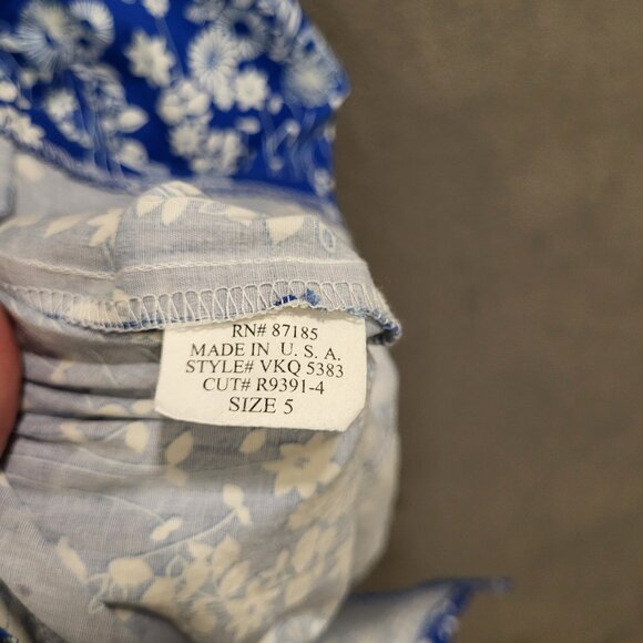 Ruby Rox‎ Halter Dress Women's Size 5 floral Midi Rockabilly Pin Up Y2K - Picture 4 of 7